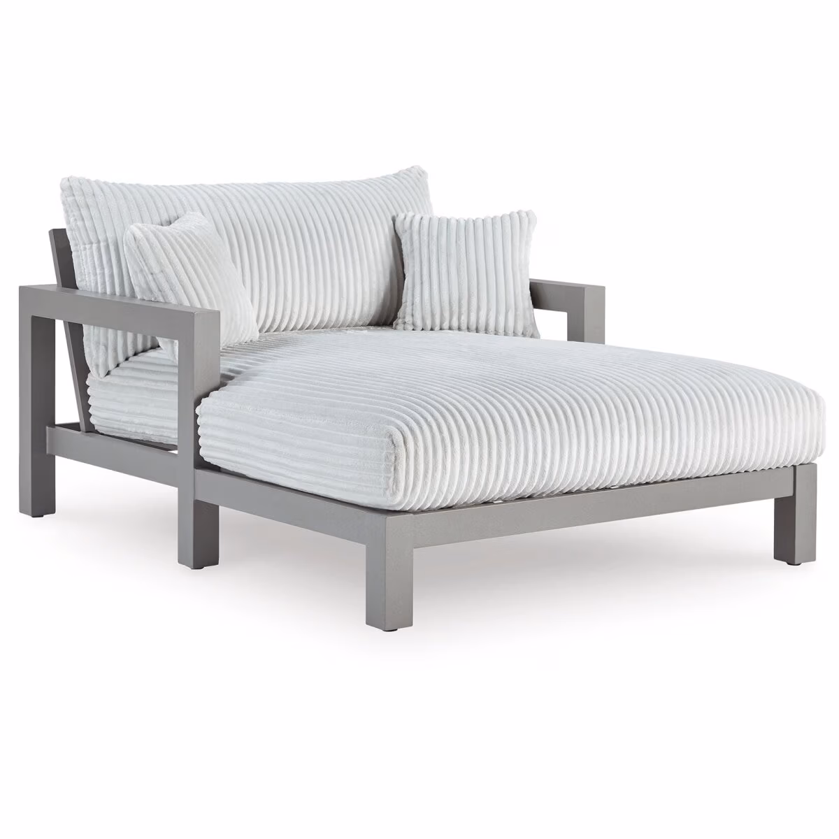 Hurley Park Outdoor Chaise Lounge with Cushion - Image 2