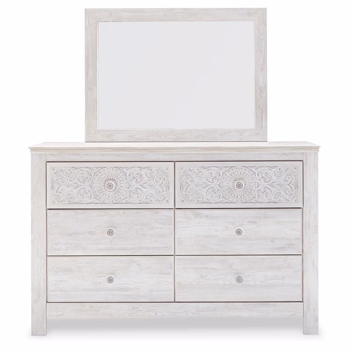 Paxberry Queen Panel Bed, Dresser, Mirror, Chest and 2 Nightstands - Image 3