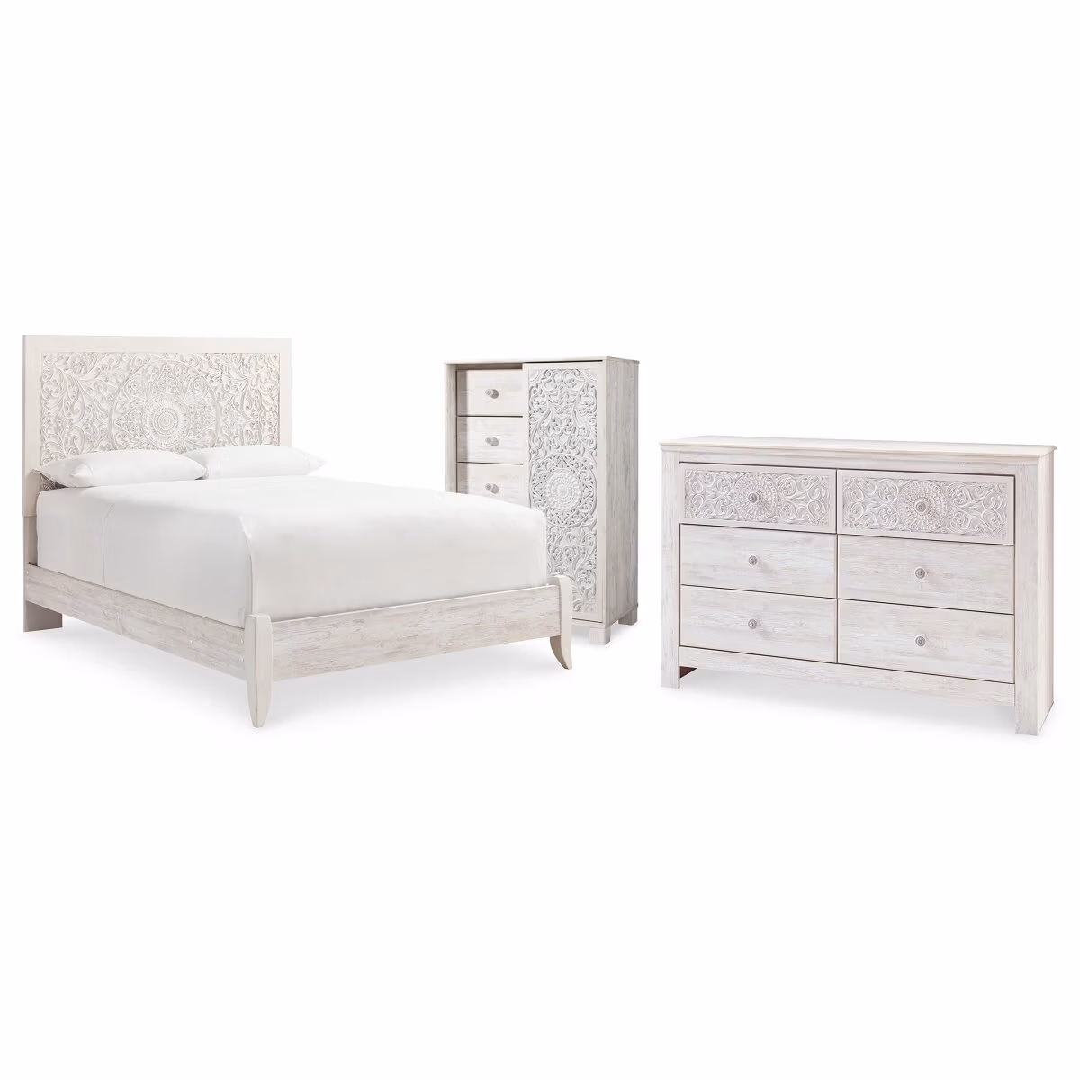 Paxberry Queen Panel Bed, Dresser and Chest - Image 2