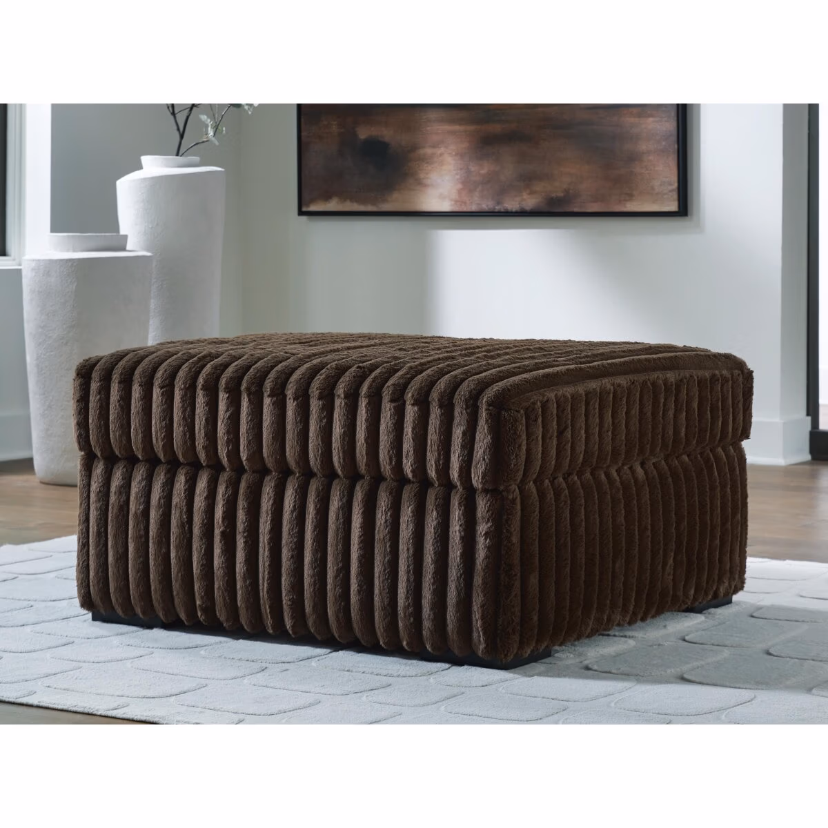 Midnight-Madness Oversized Accent Ottoman - Image 3