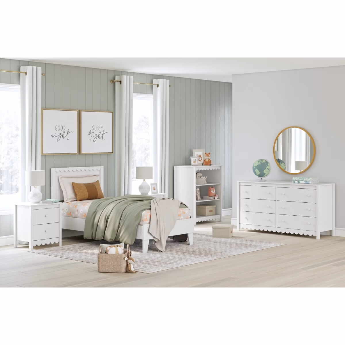 Hallityn Twin Panel Platform Bed - Image 11