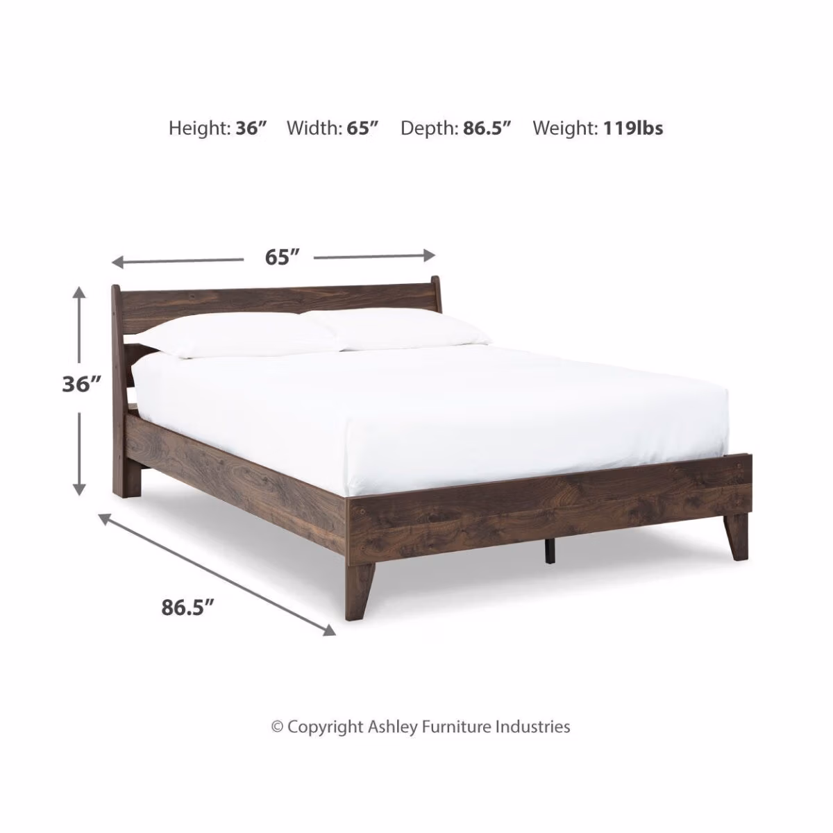 Calverson Queen Panel Platform Bed - Image 5