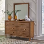 Lyncott Queen Upholstered Bed, Dresser, Mirror and Nightstand - Image 12