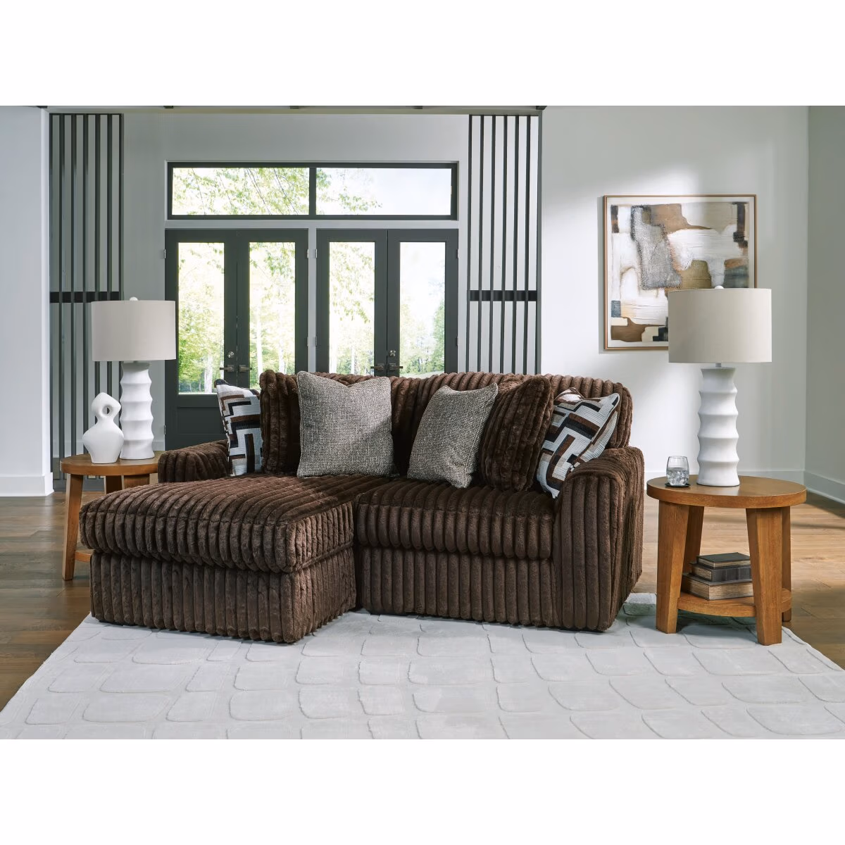 Midnight-Madness 2-Piece Sectional with Chaise - Image 3