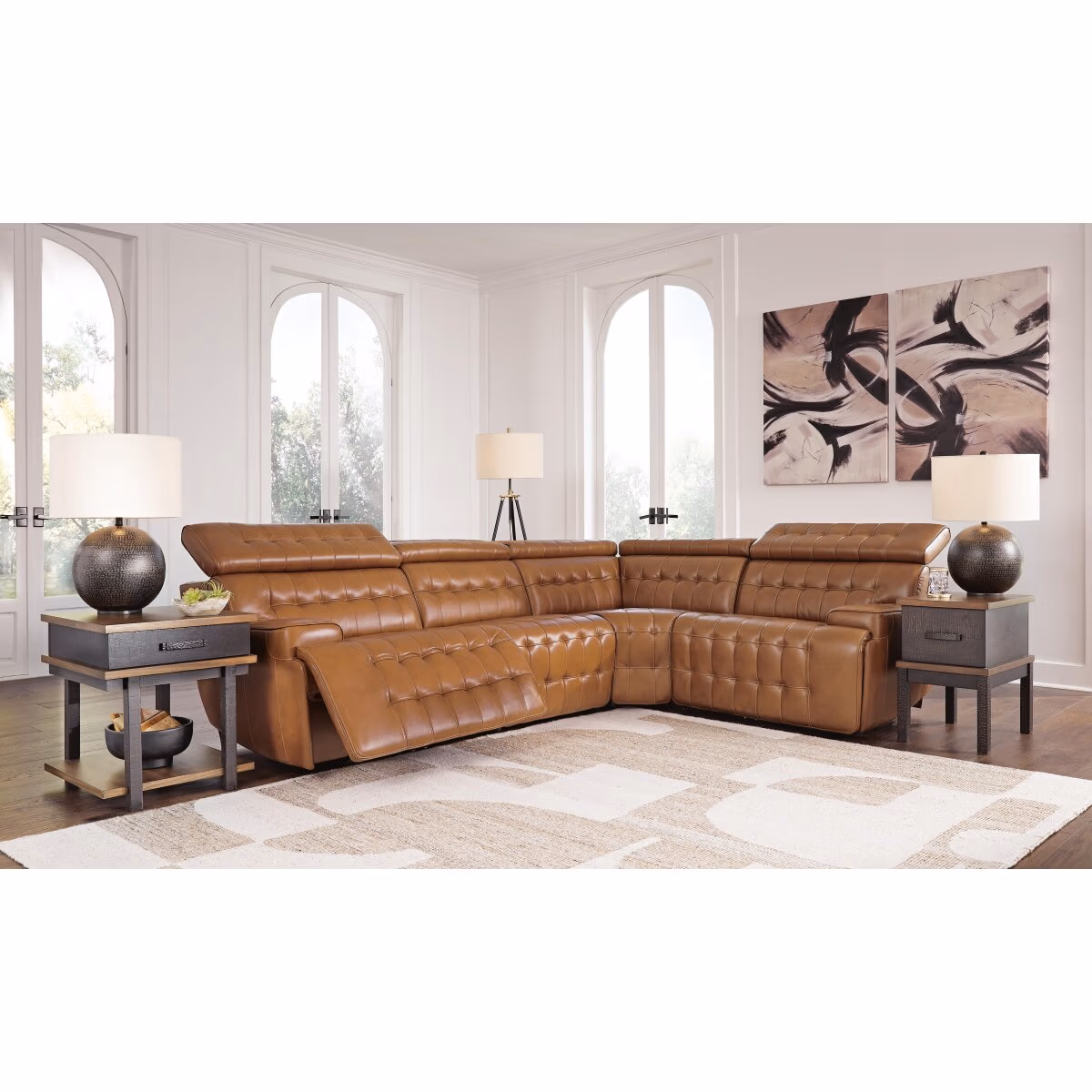 Temmpton 4-Piece Reclining Sectional - Image 3