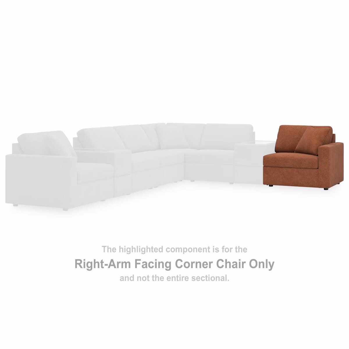 Modmax Right-Arm Facing Corner Chair - Image 3