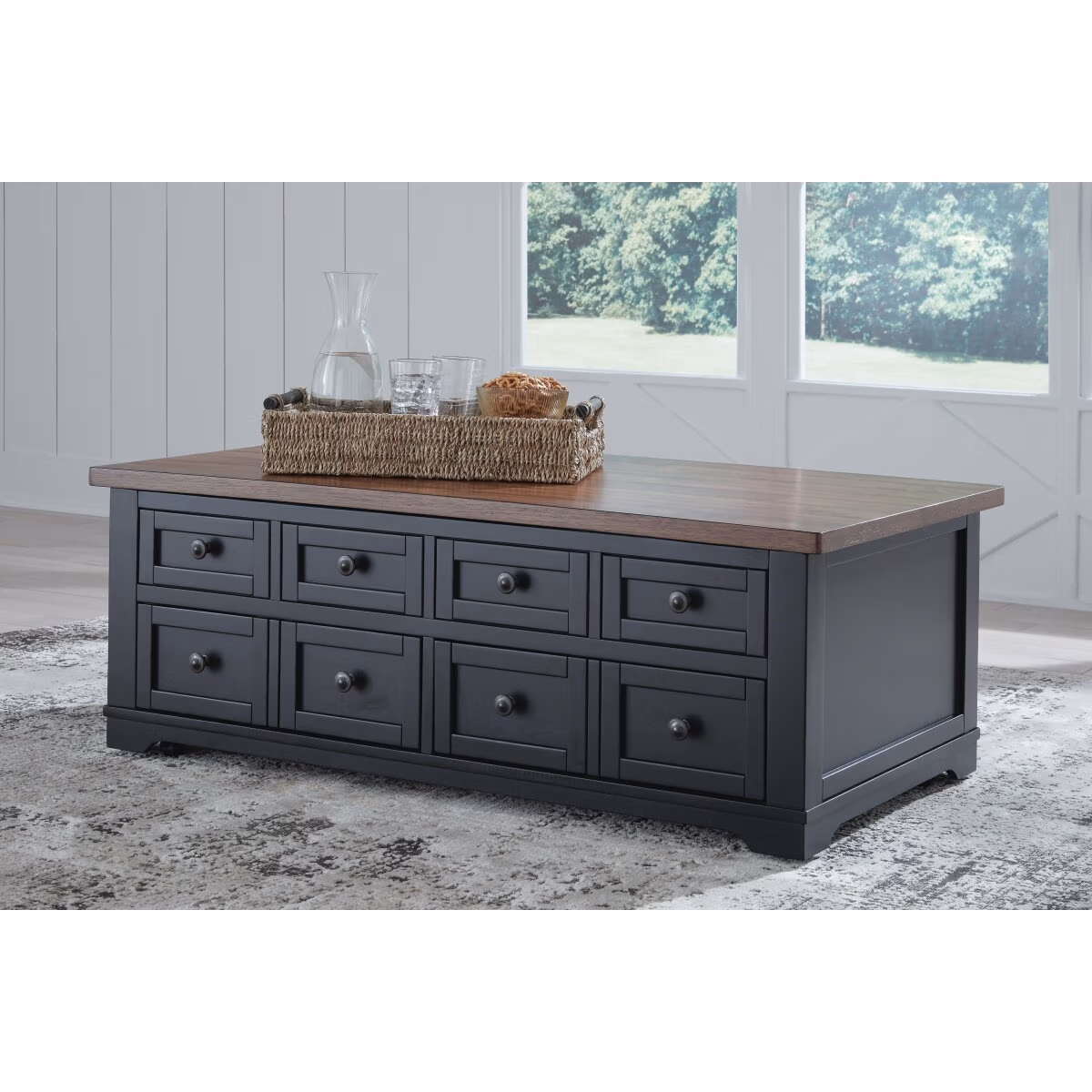 Wildenauer Lift-top Coffee Table and 2 Chairside End Tables - Image 17