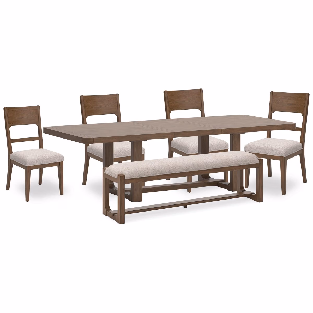 Cabalynn Dining Table, 4 Chairs and Bench - Image 2