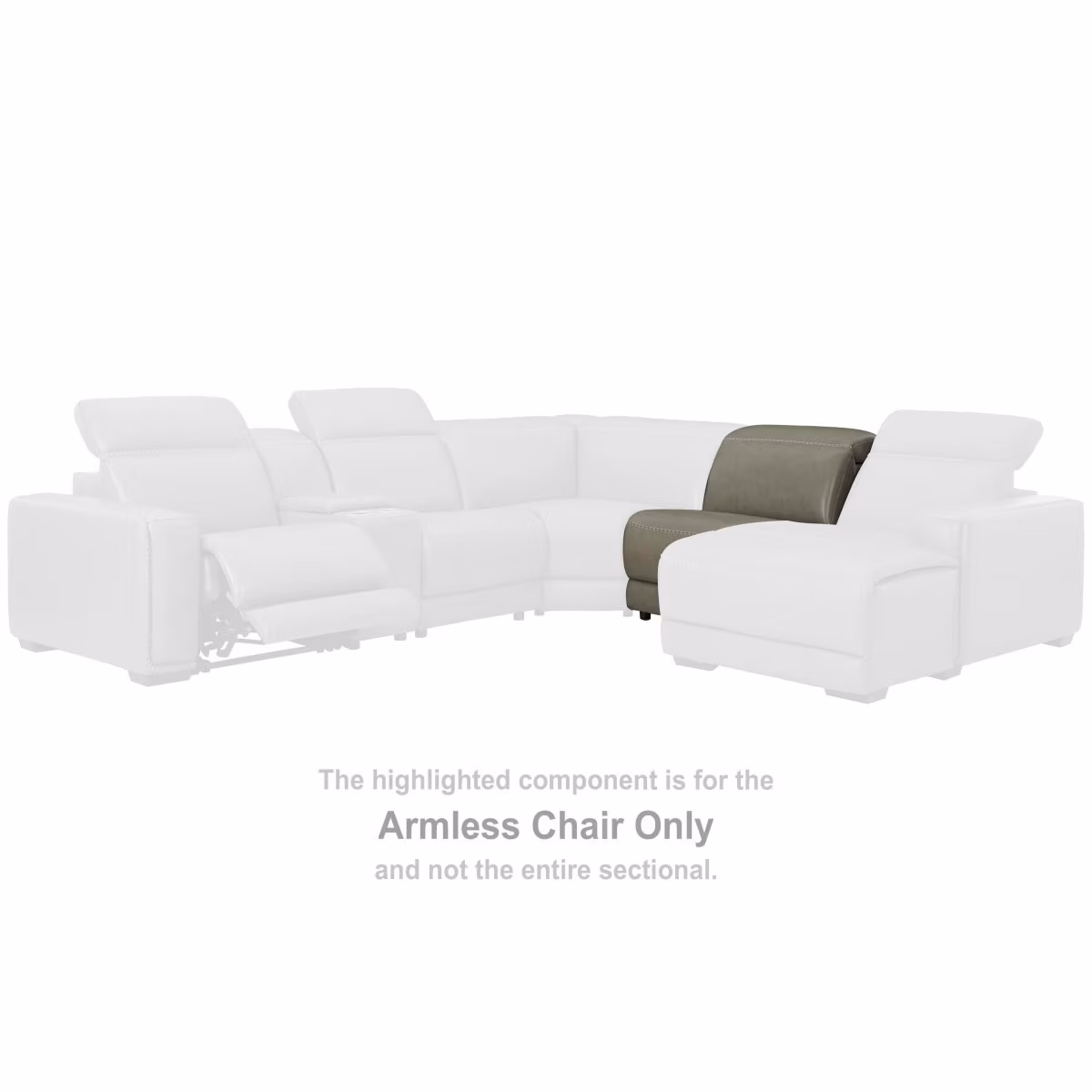 Correze Armless Chair - Image 3