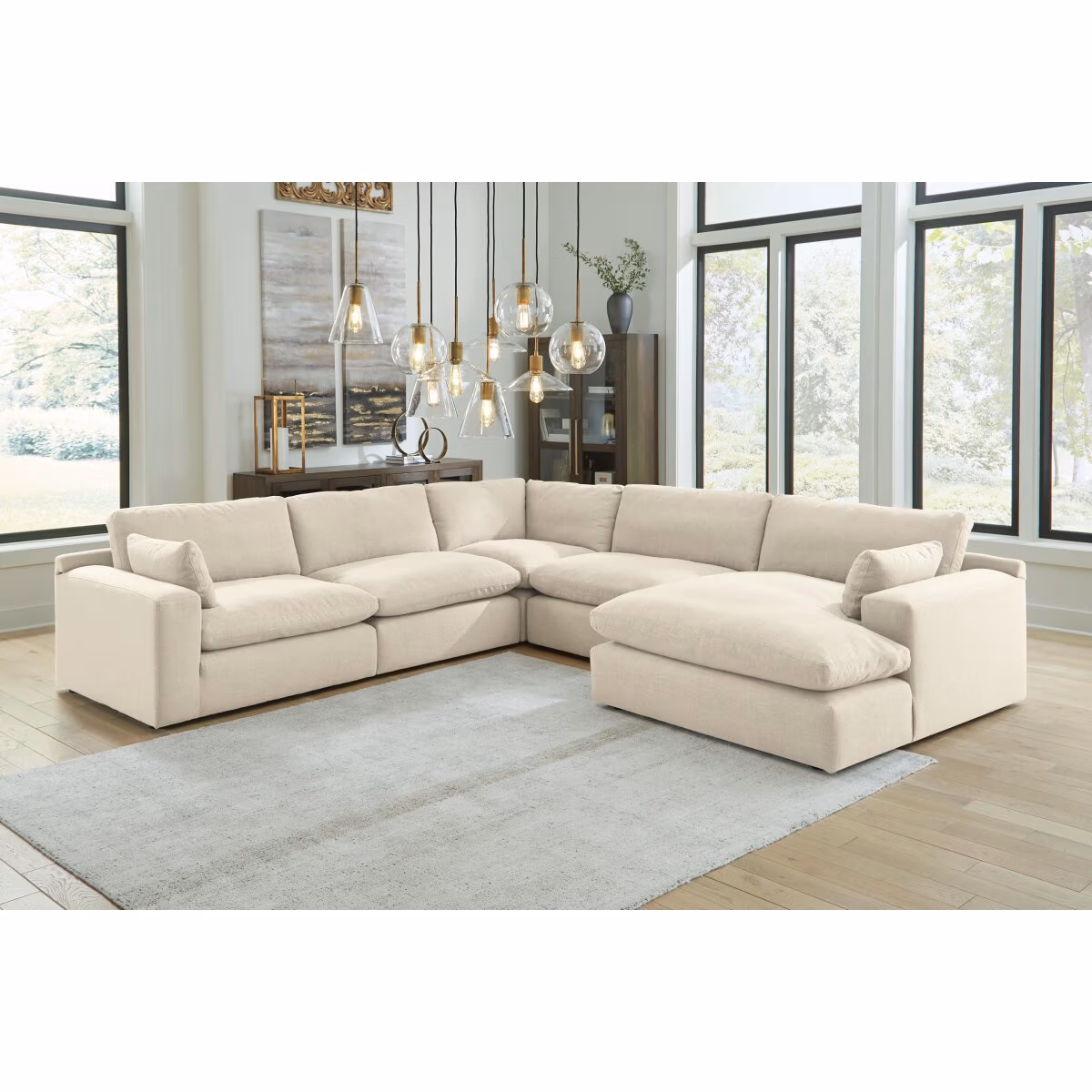 Elyza 5-Piece Sectional with Chaise - Image 3