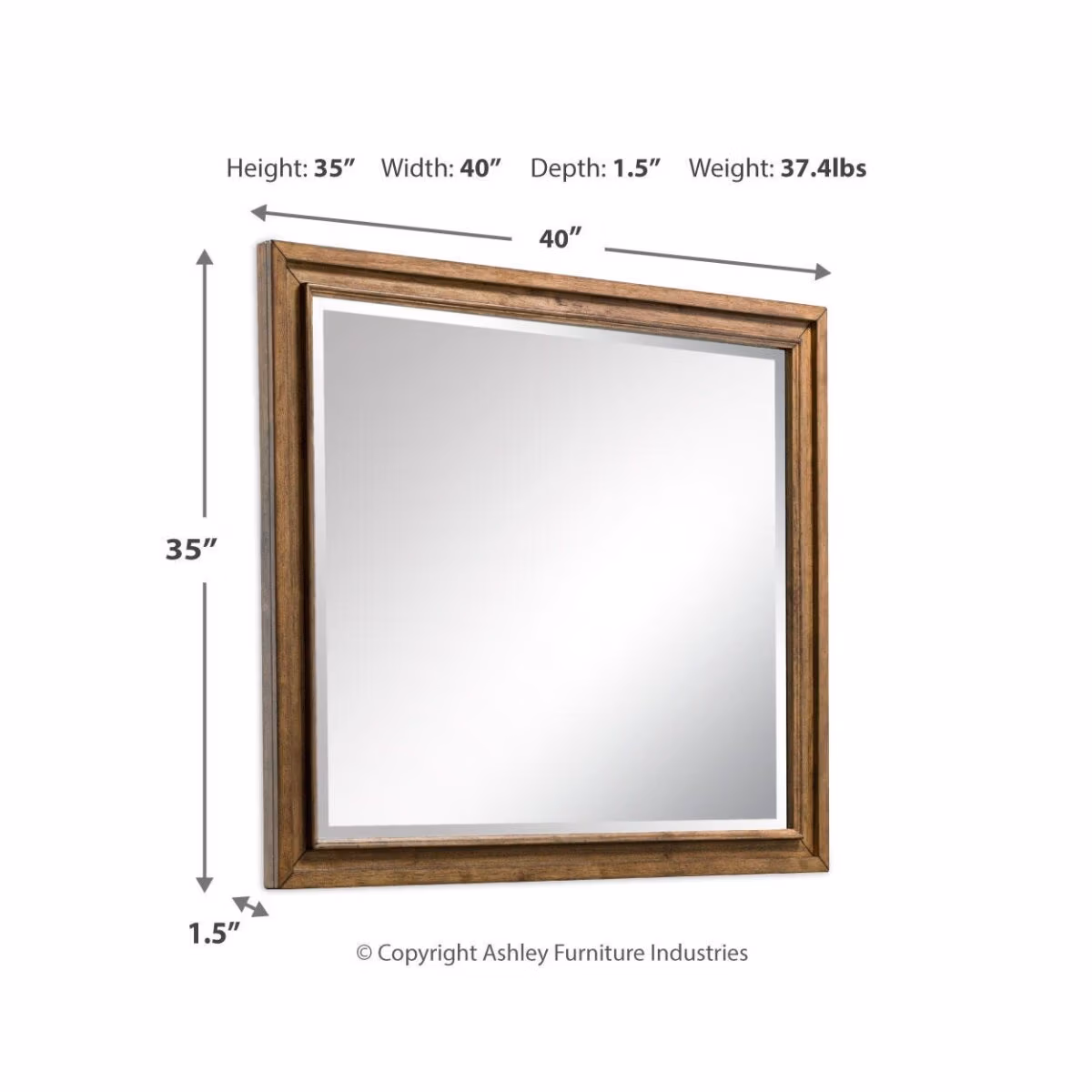 Sturlayne Bedroom Mirror - Image 4