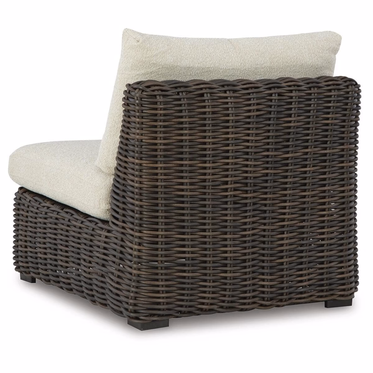 Kimora Outdoor Armless Chair with Cushion - Image 6