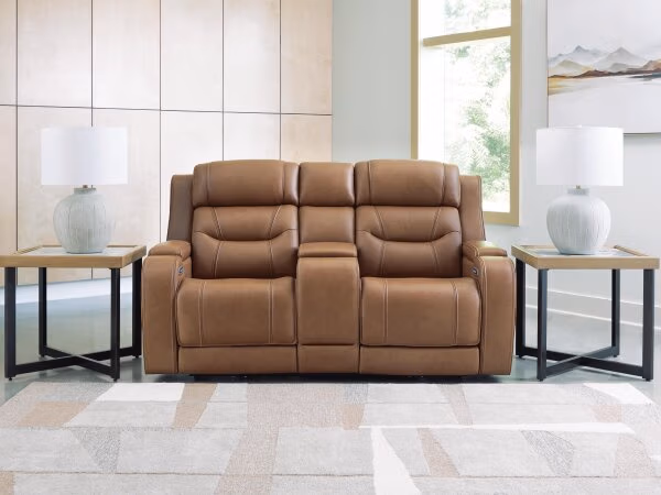 Knightington Power Reclining Loveseat with Audio Seating - Image 3