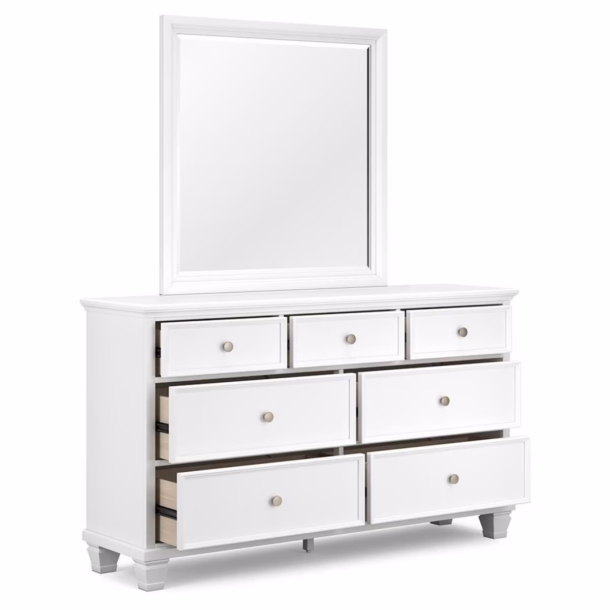 Fortman King Panel Bed, Dresser, Mirror, Chest and Nightstand - Image 5