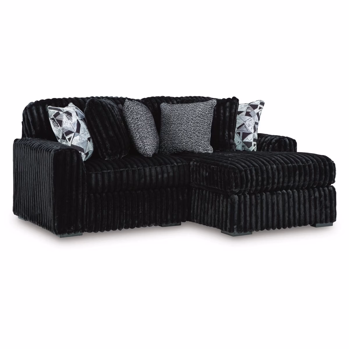 Midnight-Madness 2-Piece Sectional with Chaise - Image 2