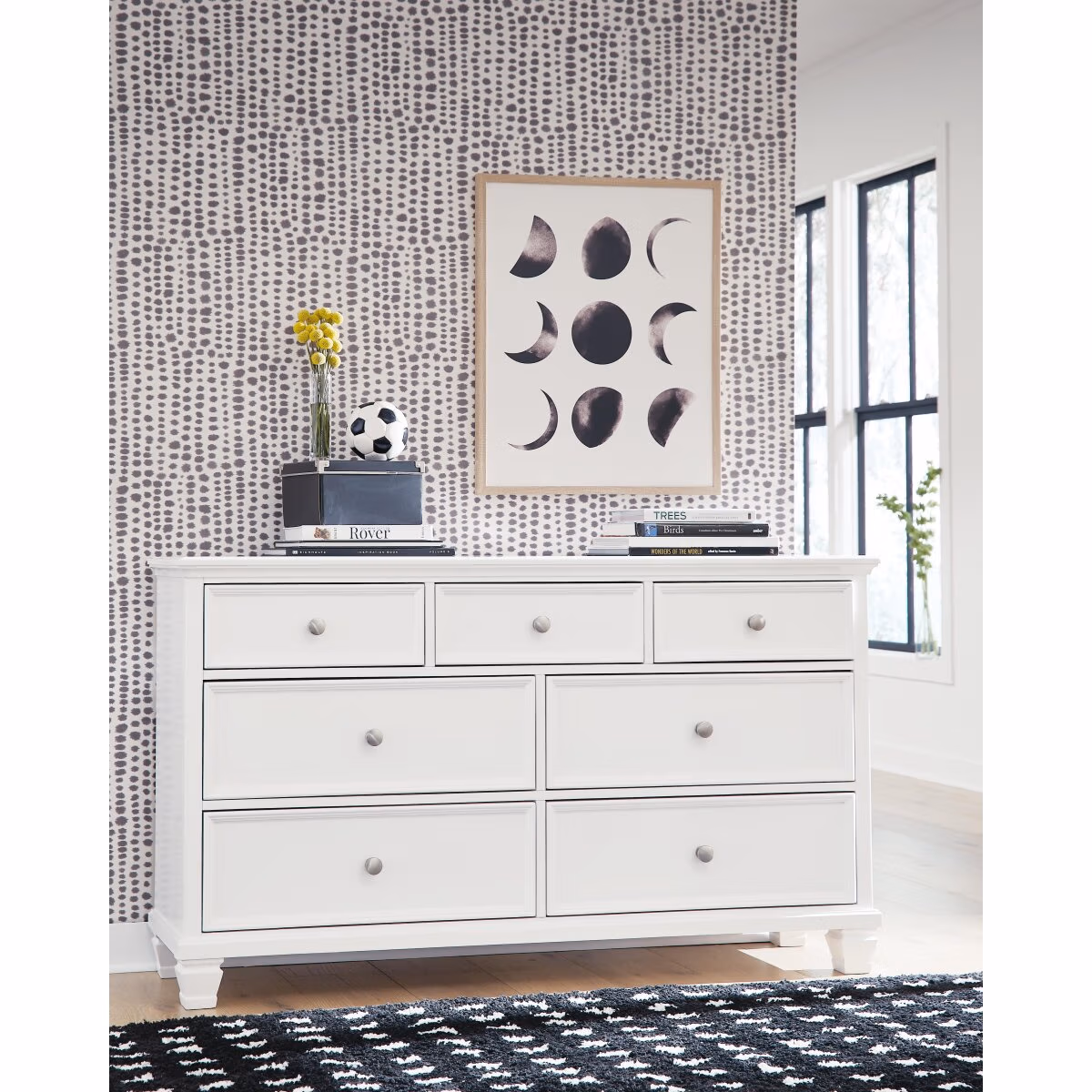Fortman King Panel Bed, Dresser and 2 Nightstands - Image 24