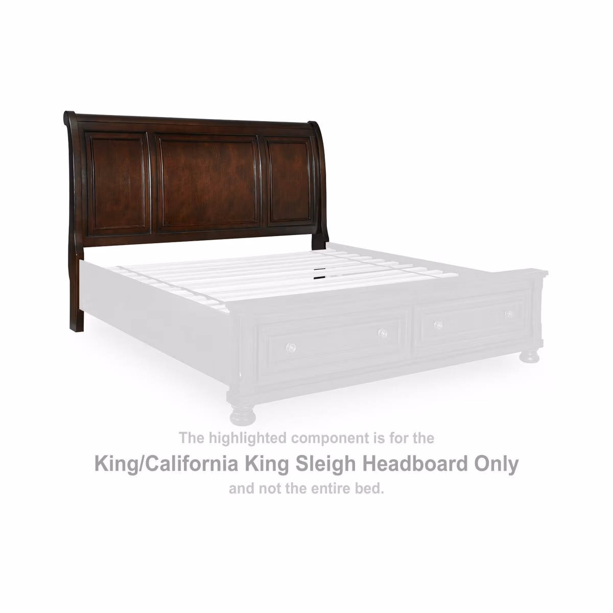Porter King/California King Sleigh Headboard - Image 3
