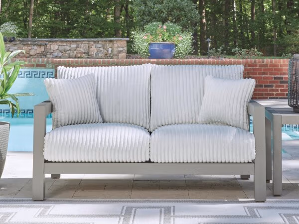 Hurley Park Outdoor Loveseat with Cushion - Image 3