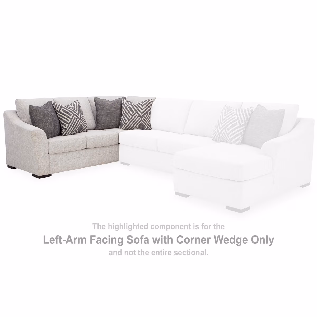 Koralynn Left-Arm Facing Sofa with Corner Wedge - Image 3