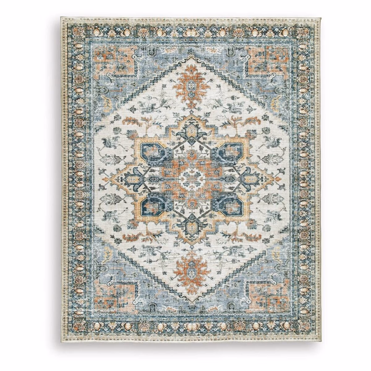 Wallney 7'6" X 9'6" Memory Foam Area Rug - Image 2