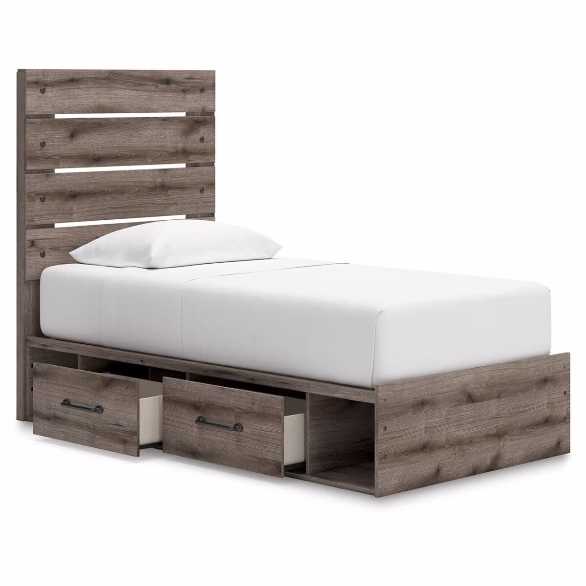 Graystorm Twin Panel Bed with Storage - Image 7