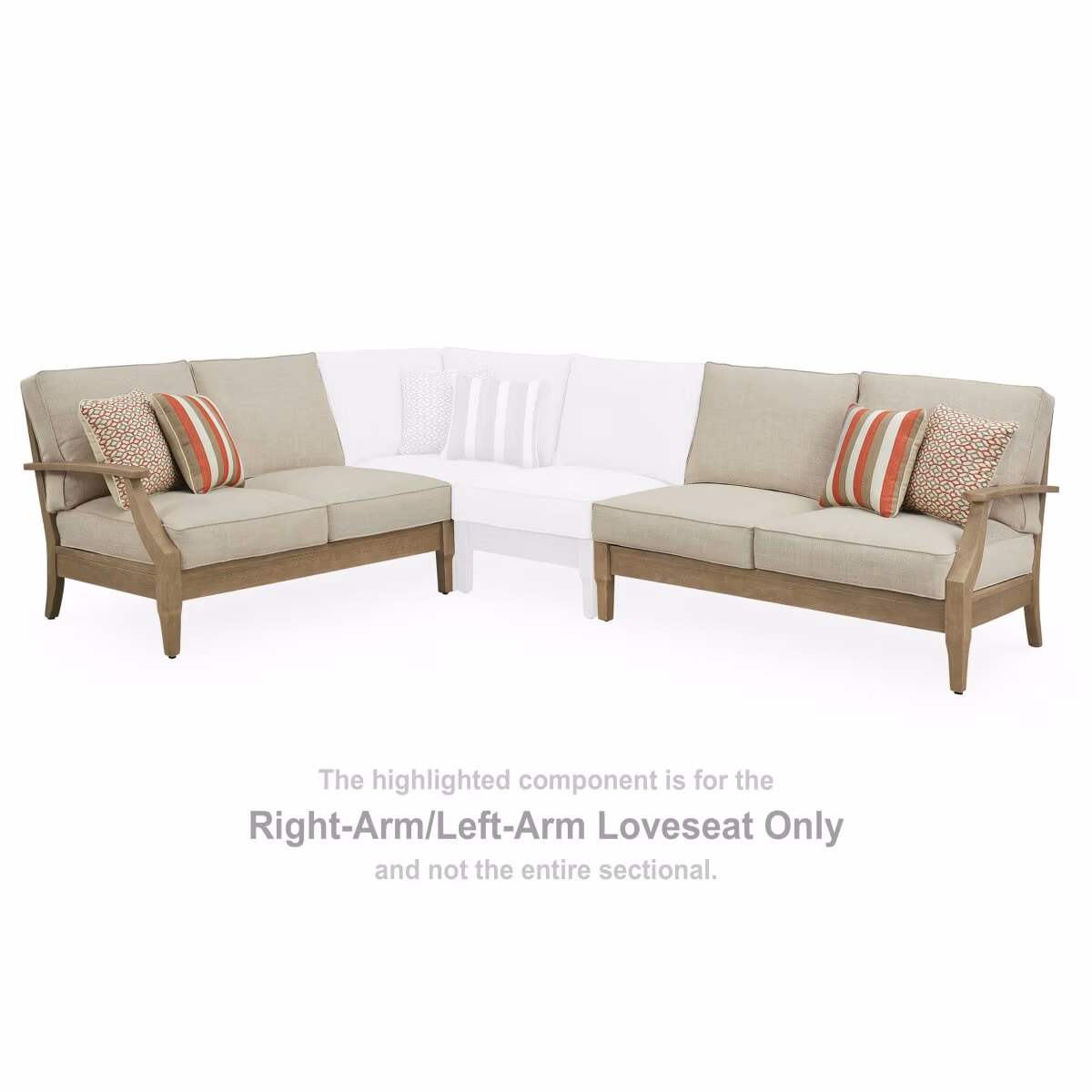 Clare View Right-Arm/Left-Arm Loveseat - Image 3