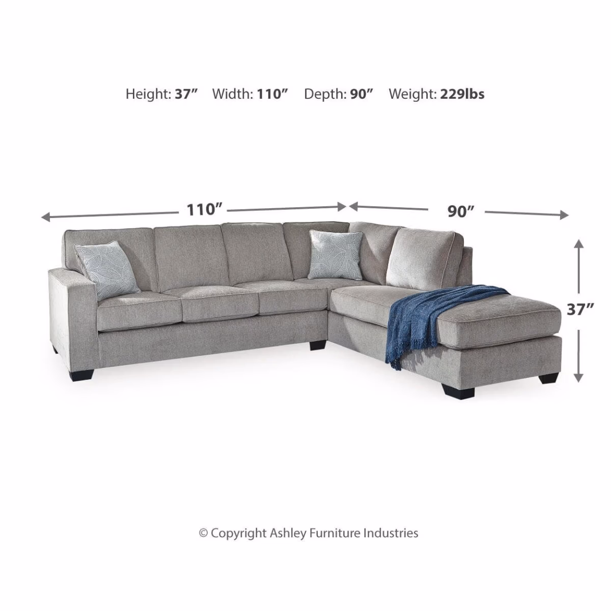 Altari 2-Piece Sectional with Chaise - Image 5