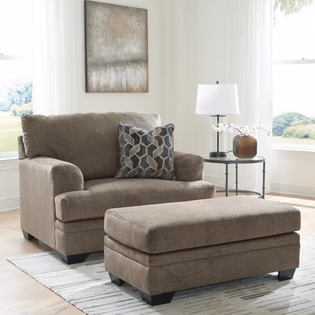 Stonemeade Oversized Chair and Ottoman - Image 2