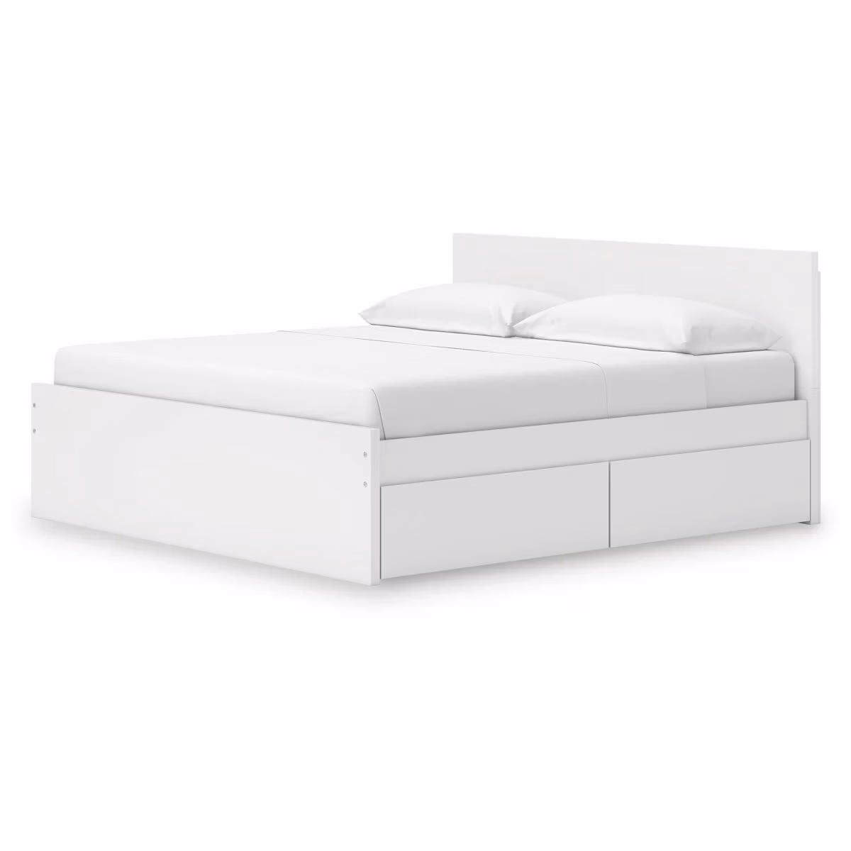 Onita King Panel Platform Bed with 2 Side Storage - Image 7