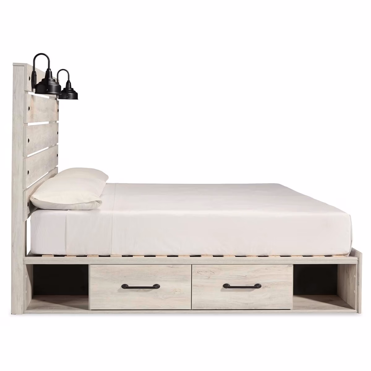 Cambeck King Panel Storage Bed, Dresser, Mirror and Nightstand - Image 9