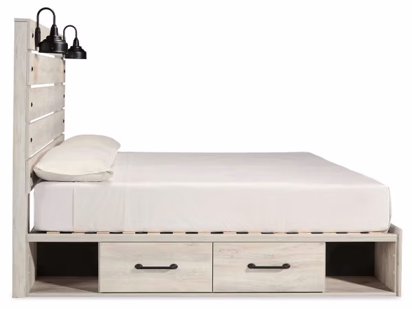 Cambeck King Panel Storage Bed, Dresser, Mirror and Nightstand - Image 9