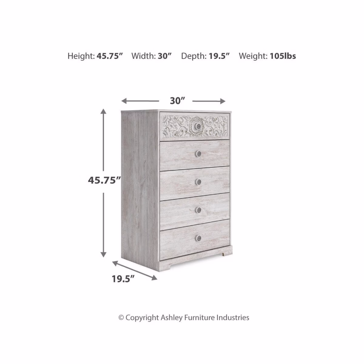 Paxberry Chest of Drawers - Image 10