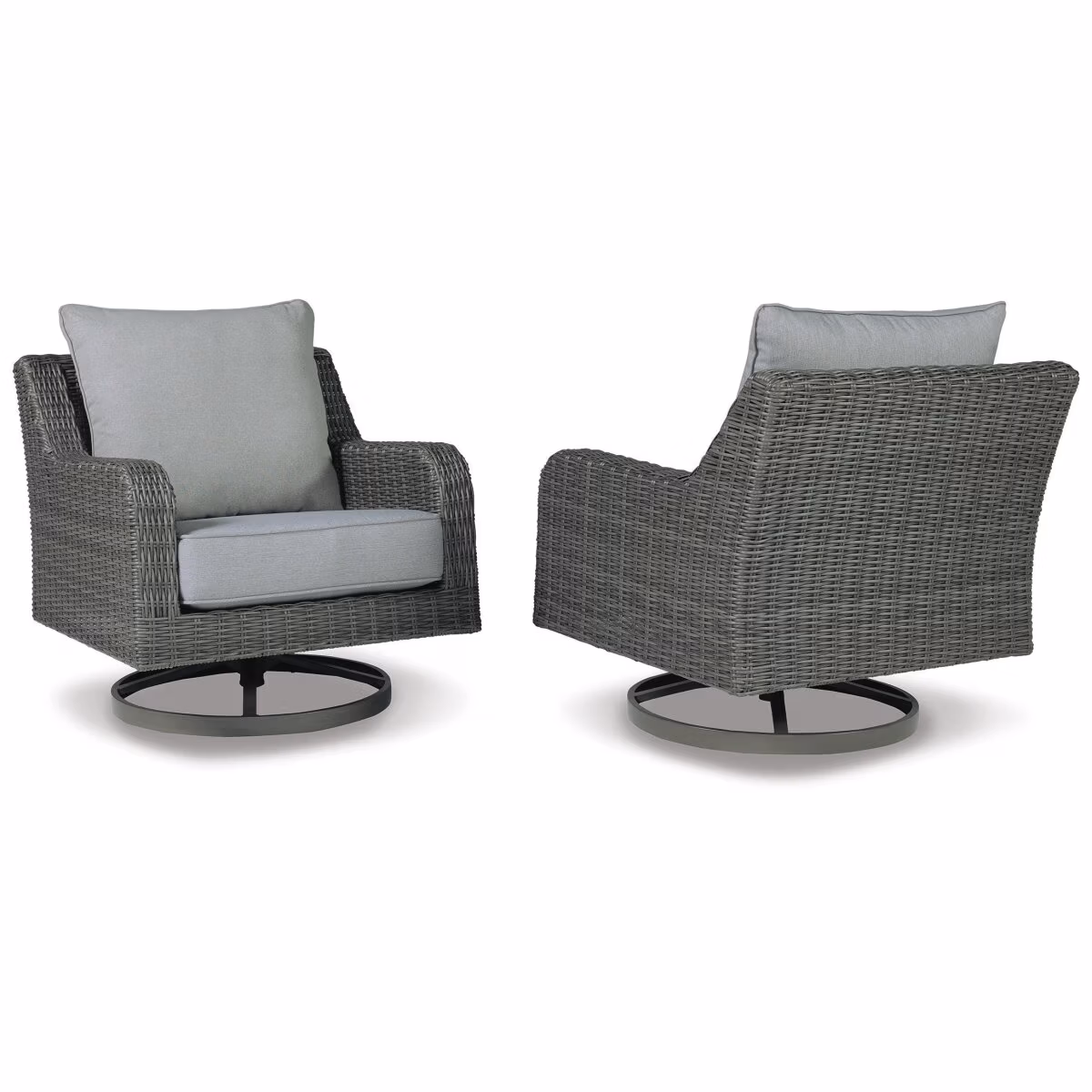 Elite Park Outdoor Swivel Lounge with Cushion - Image 4