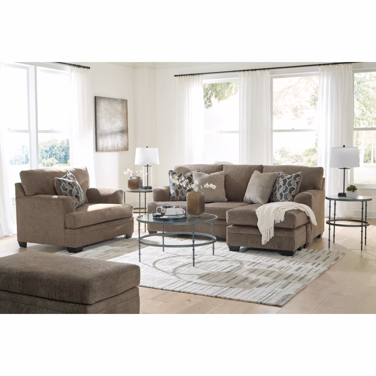 Stonemeade Sofa Chaise and Oversized Chair - Image 13