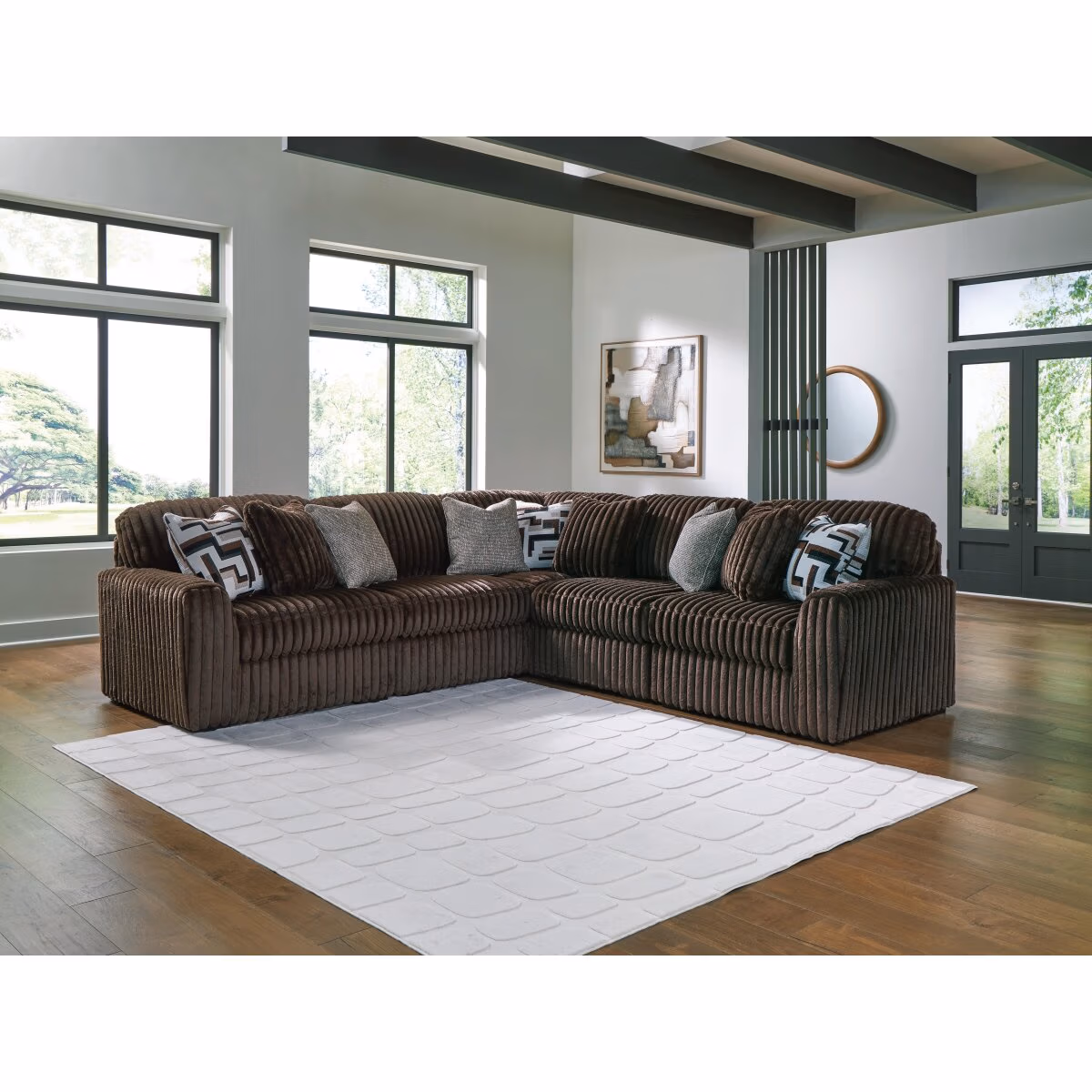 Midnight-Madness 5-Piece Sectional - Image 2