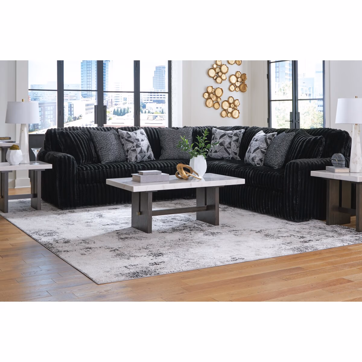 Midnight-Madness 3-Piece Sectional - Image 5