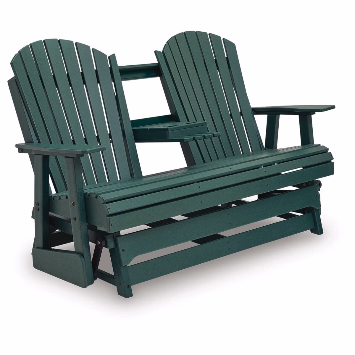 Shell Beach Outdoor Loveseat Glider - Image 4