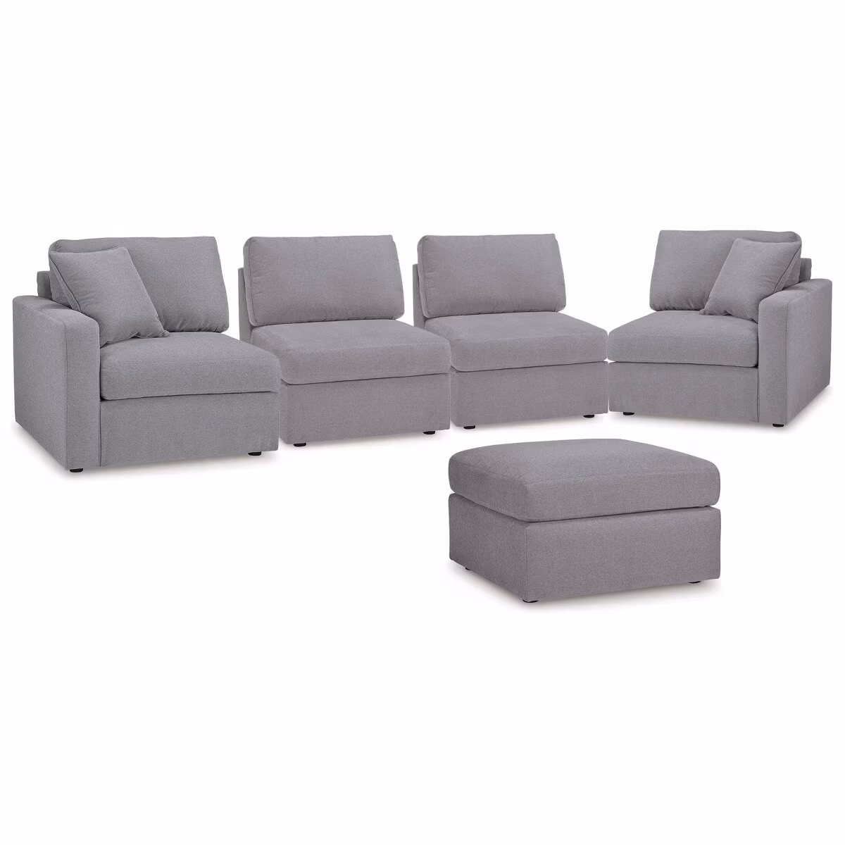 Modmax 4-Piece Sectional and Ottoman - Image 2