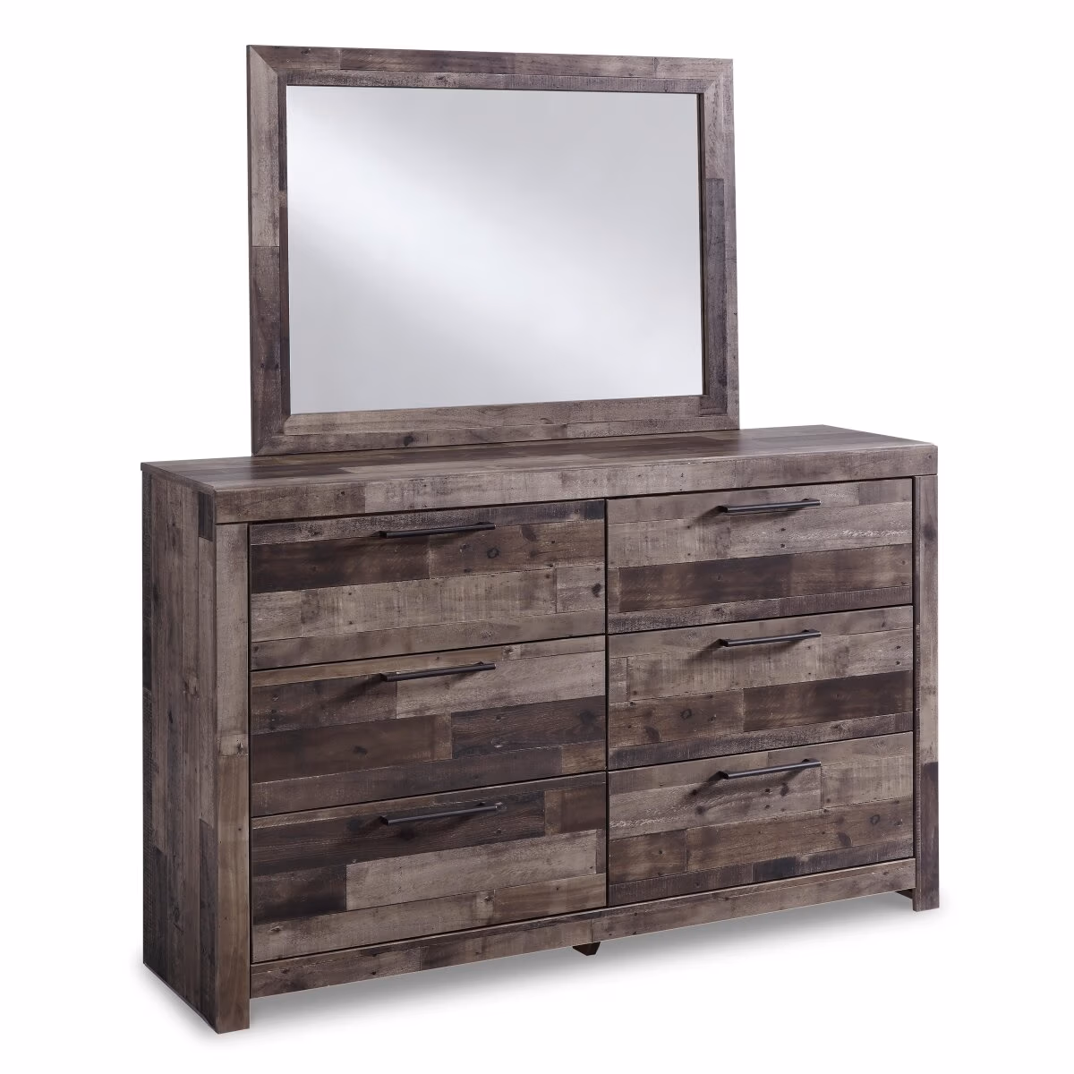 Derekson Queen Panel Storage Bed, Dresser, Mirror and 2 Nightstands - Image 4