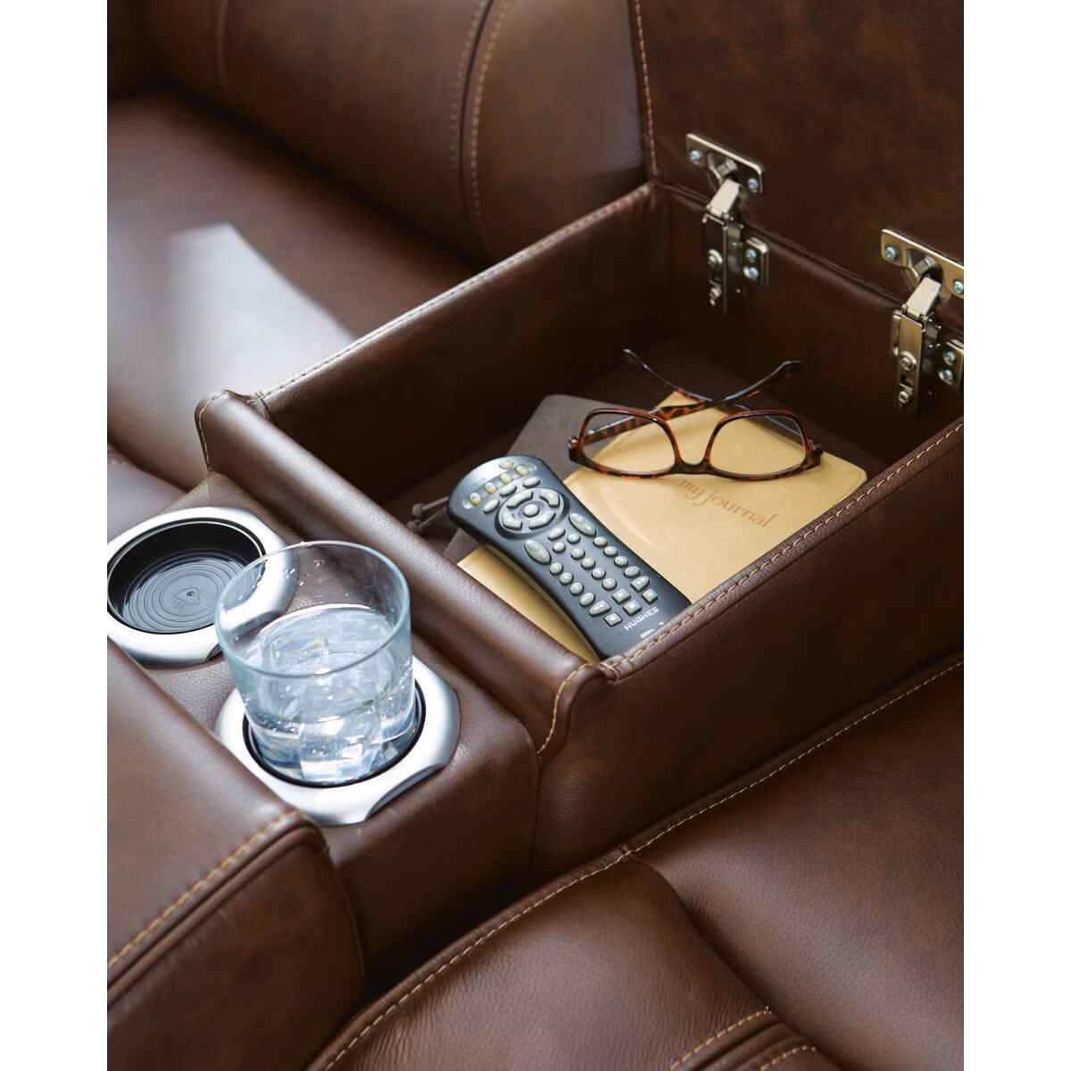 Knightington Power Reclining Loveseat with Audio Seating - Image 10