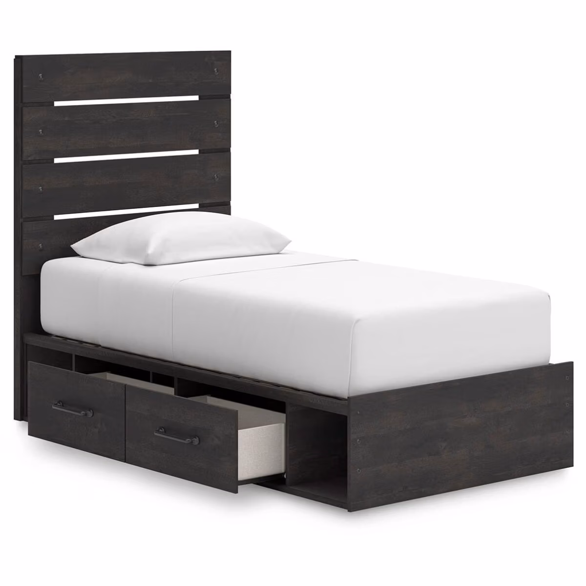 Hollivern Twin Panel Bed with Storage - Image 6