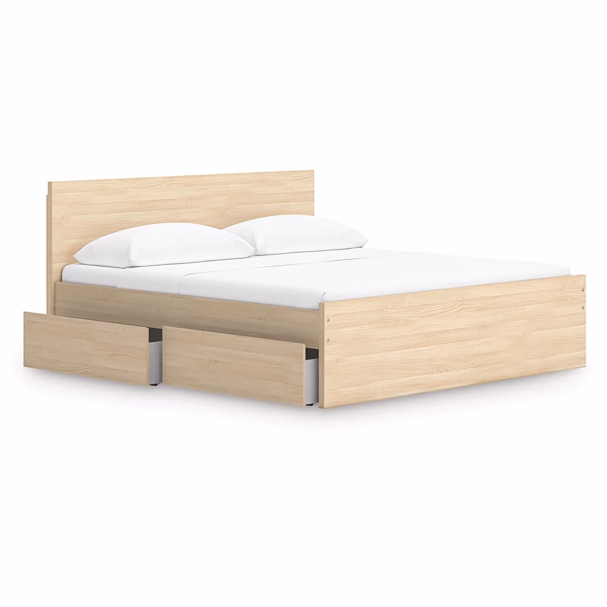 Onita King Panel Platform Bed with 2 Side Storage - Image 4
