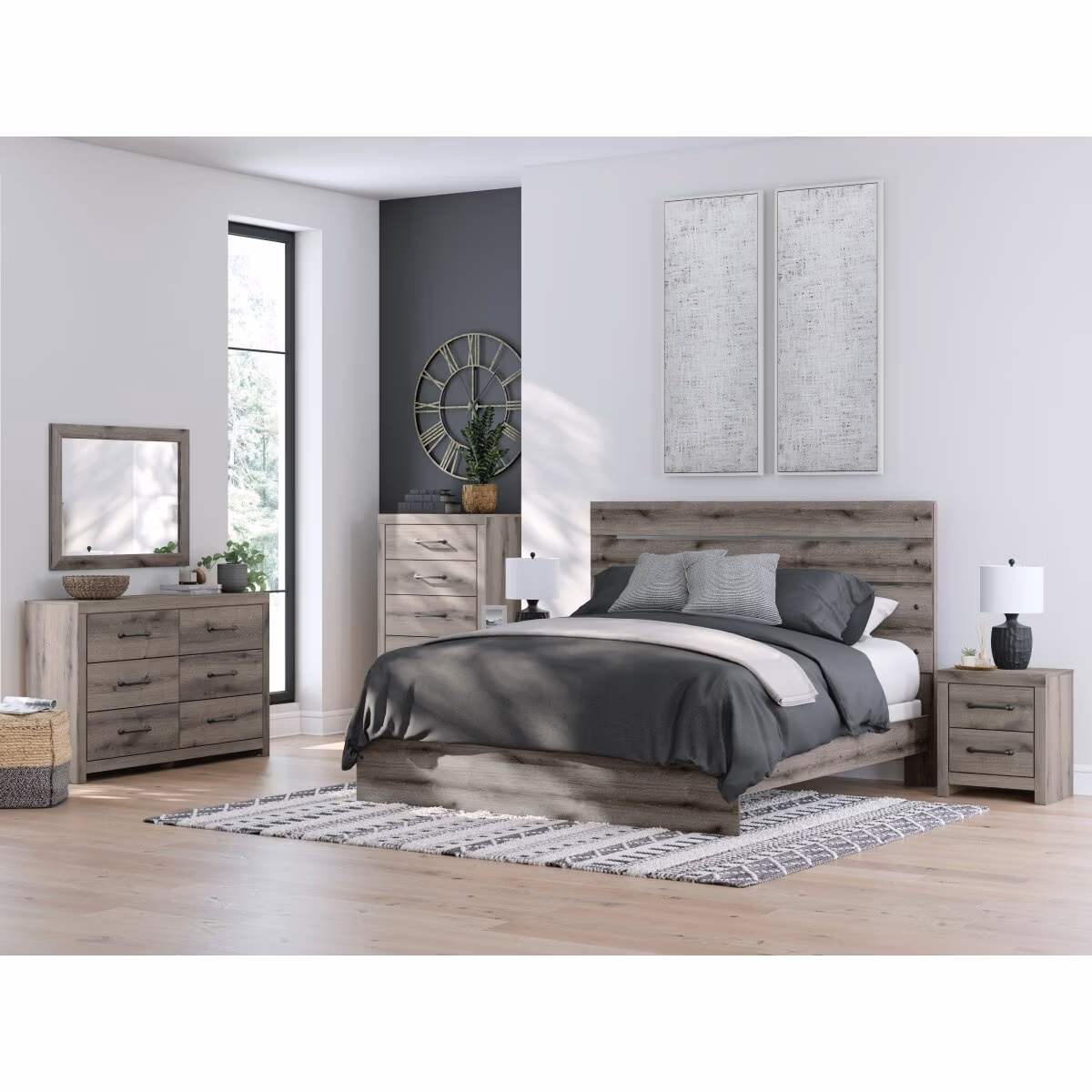 Graystorm King Panel Bed - Image 12