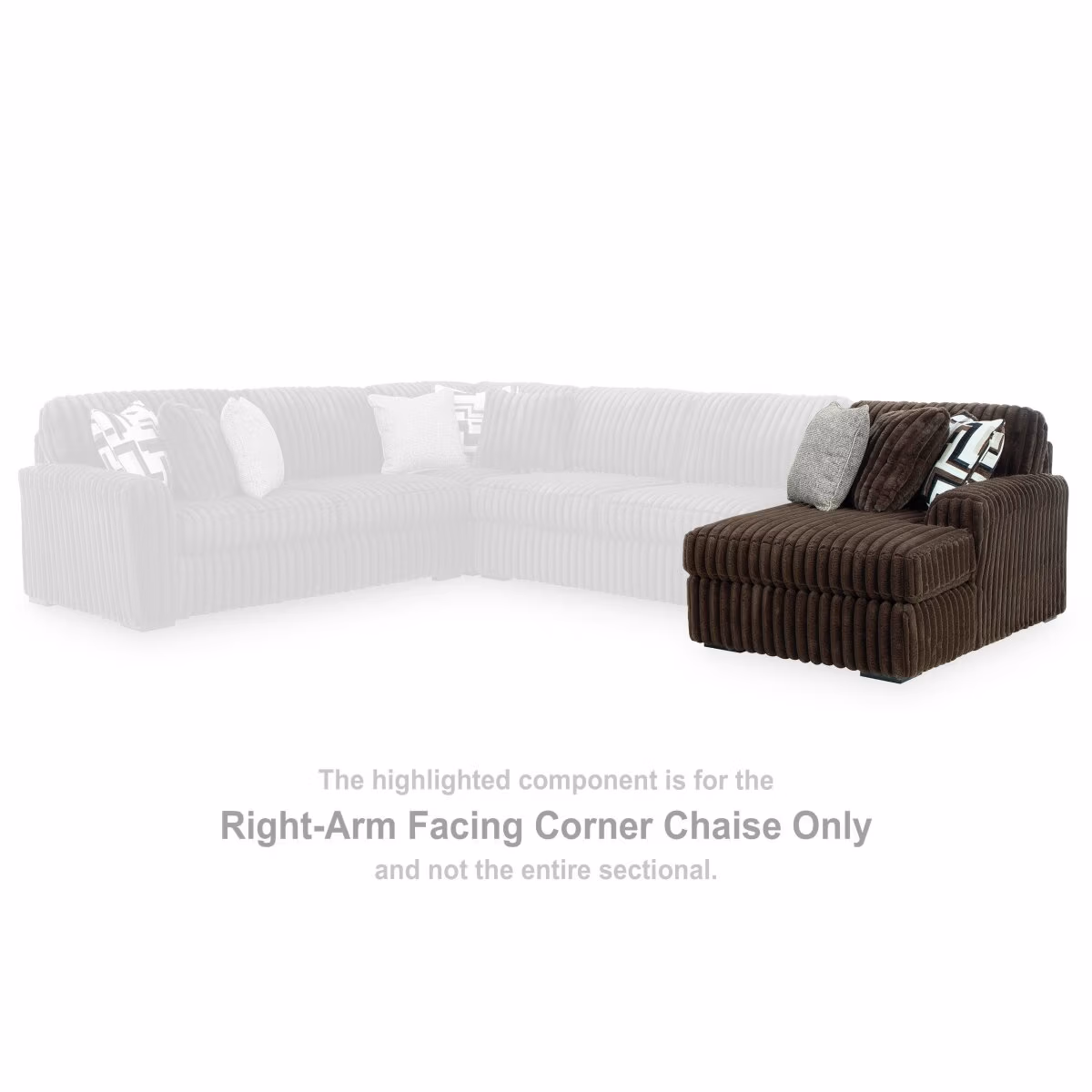 Midnight-Madness Right-Arm Facing Corner Chaise - Image 2