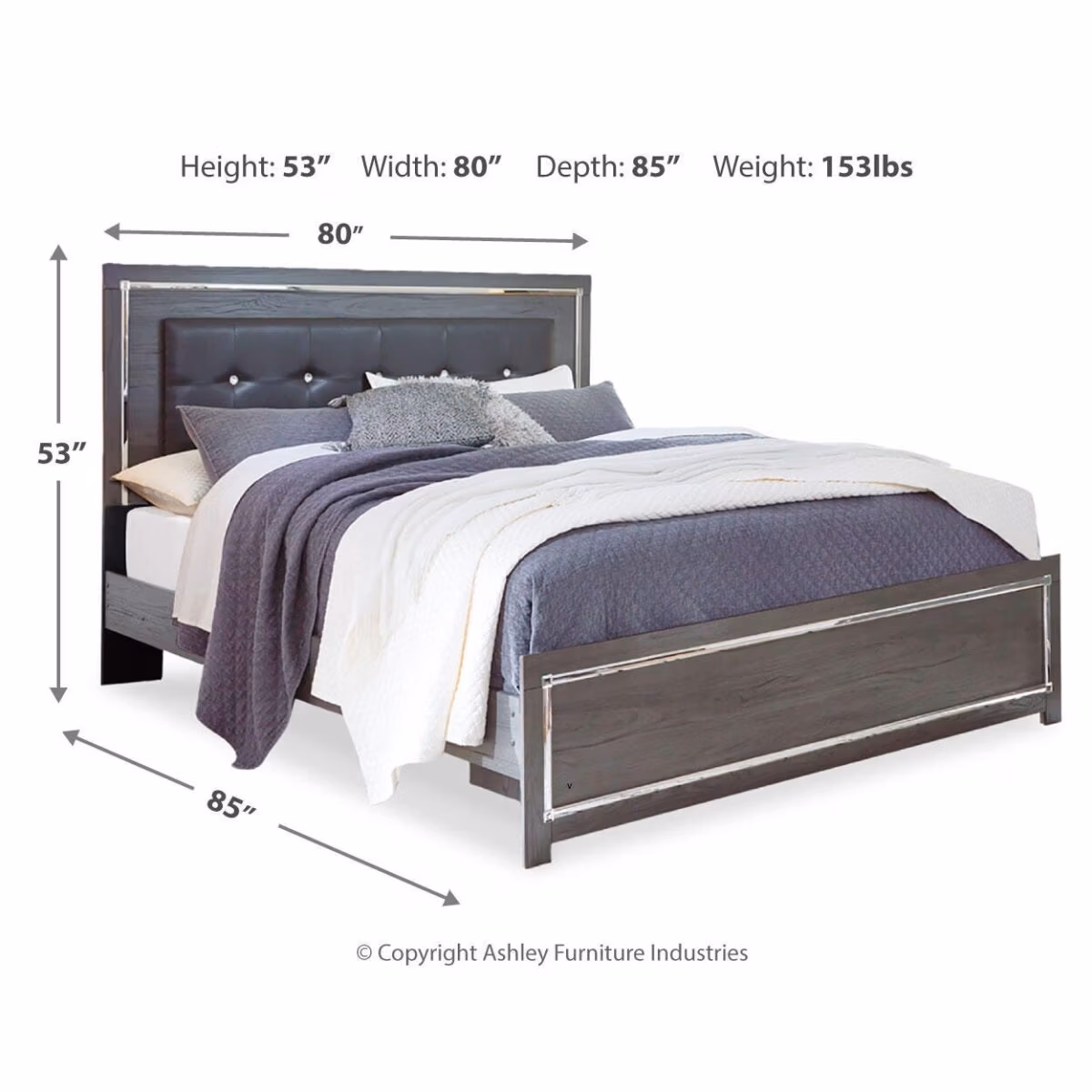 Lodanna King Panel Bed - Image 5