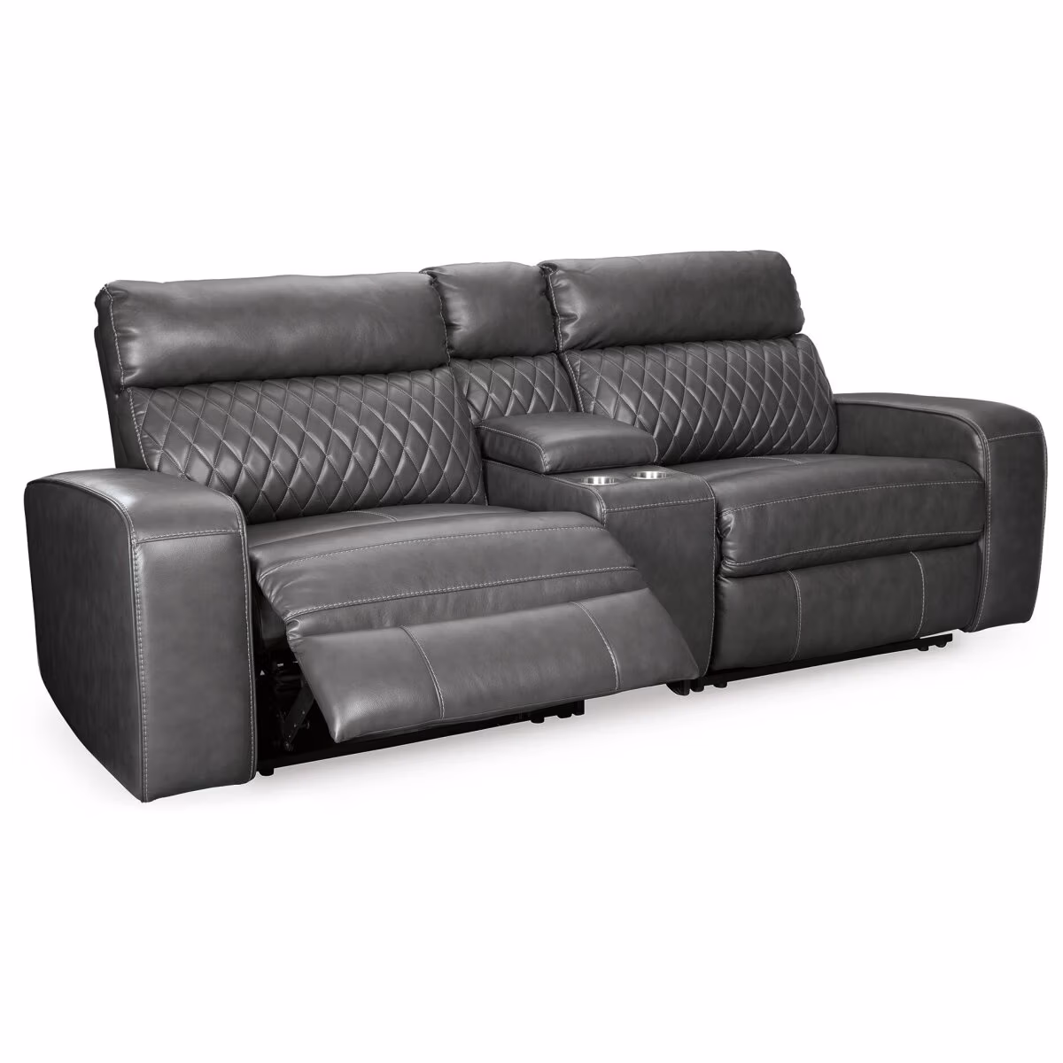 Samperstone 3-Piece Power Reclining Sectional Loveseat - Image 2