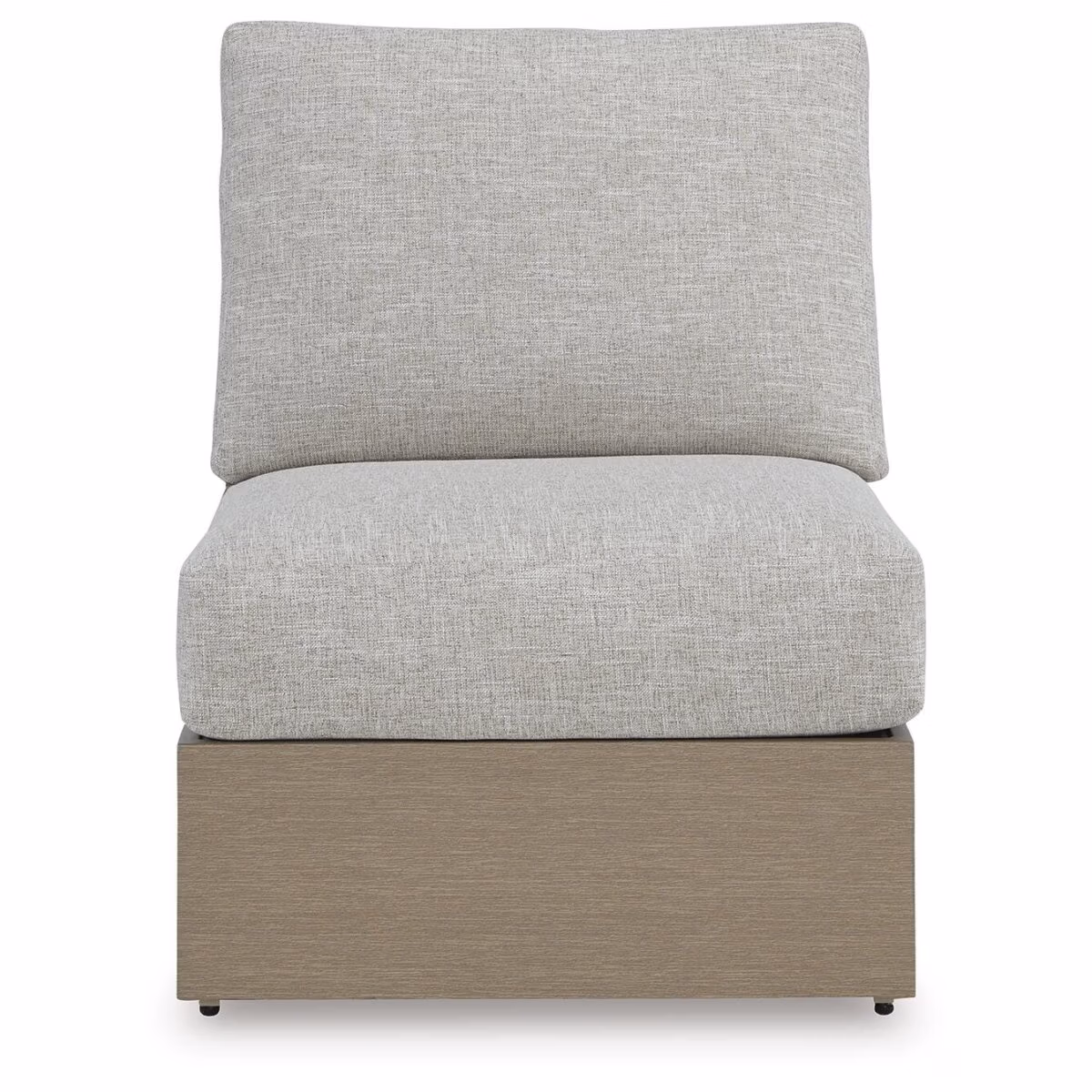 Kimpton Isle Outdoor Armless Chair with Cushion - Image 4