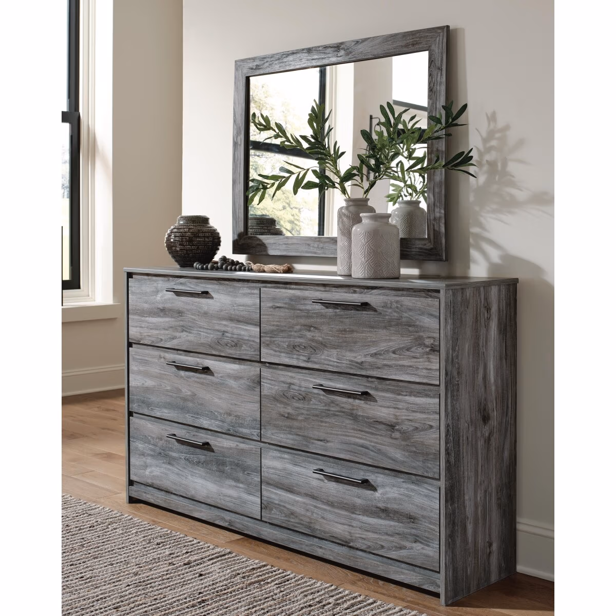 Baystorm Queen Storage Bed, Dresser, Mirror and Chest - Image 9