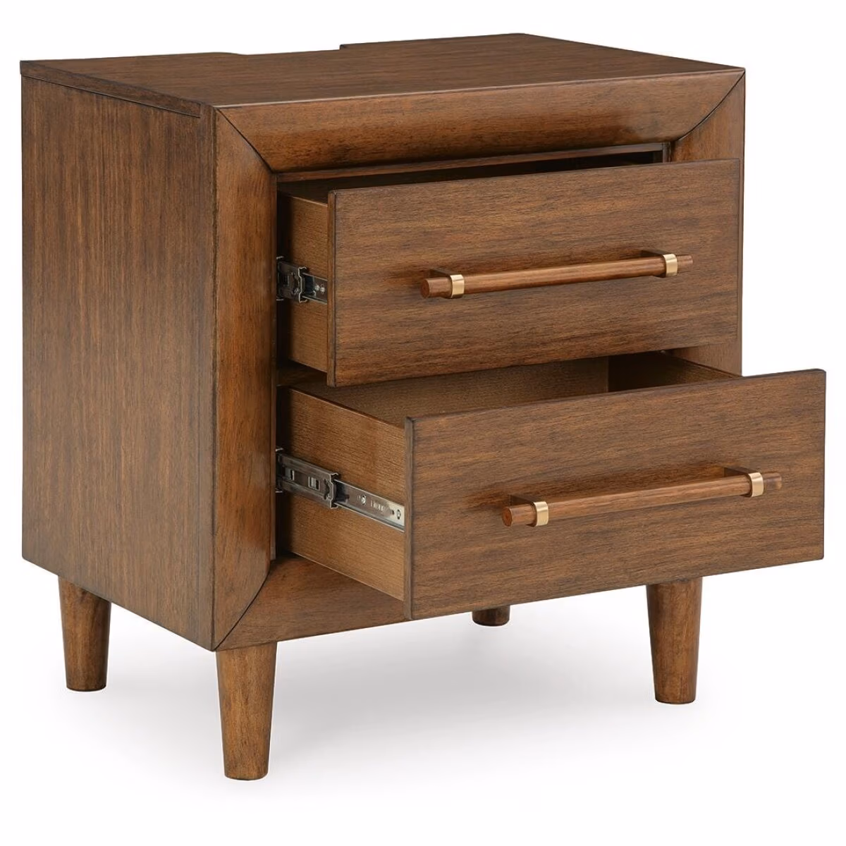 Lyncott Queen Upholstered Bed, Dresser, Mirror and Nightstand - Image 9