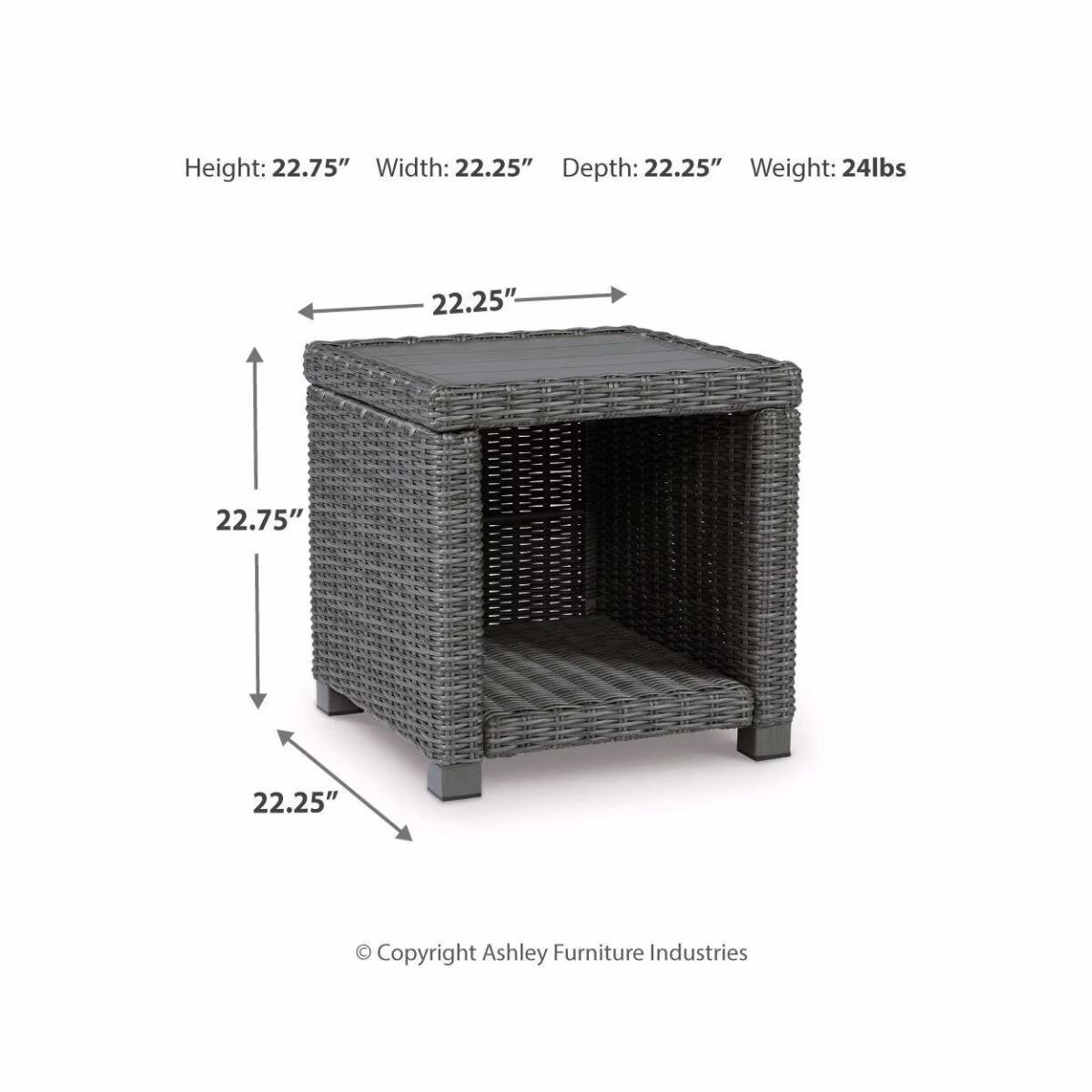 Elite Park Outdoor End Table - Image 8